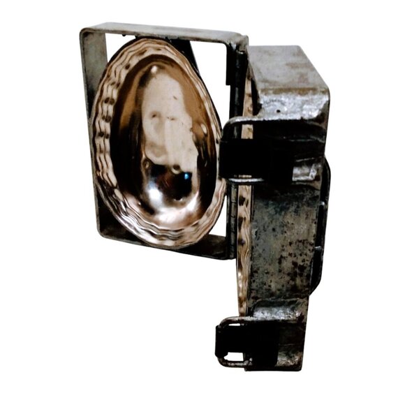 Antique Industrial Hinged Metal-Large Chocolate Single Egg Mold-1930's - Picture 7 of 12